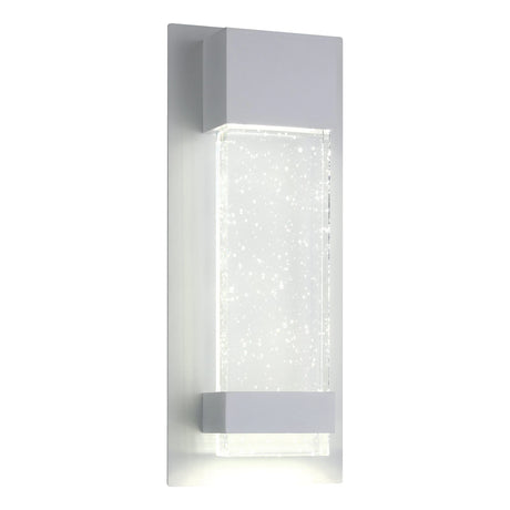 White color Compact outdoor LED wall light with 300mm slimline design