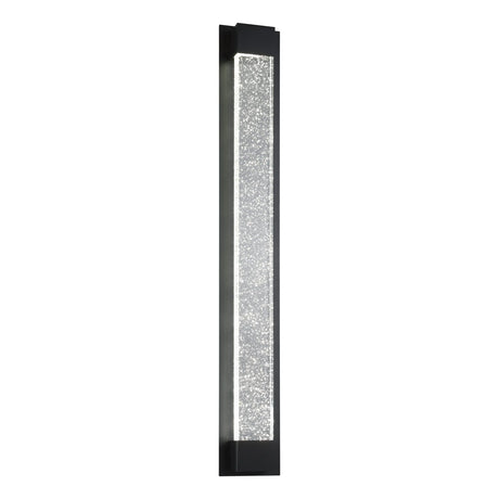 Black Eglo VILLAGRAZIA 2 900mm exterior LED wall light on building facade
