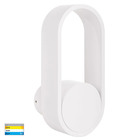 Havit HV8080T-WHT Ovale white indoor wall light with soft glow