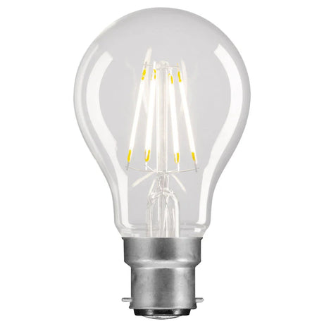 Mercator Classic B22 LED Globe Light Bulb on a white background