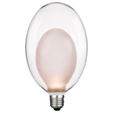 Vintage-style Mercator D120 Decorative Globe Within Globe for feature lighting with a clear glass cover on a white background