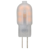 Compact G4 LED Bulb – Cool White Light by Mercator with a clear glass cover on a white background