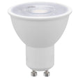 Mercator GU10 Warm White Dim36D LED Globe for soft lighting with GU10 base on a white background