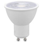 Mercator GU10 Warm White Dim36D LED Globe for soft lighting with GU10 base on a white background