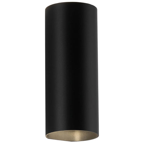 Black Mercator Marshall 18W LED wall light for outdoor use on a white background