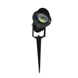 Black outdoor spotlight Durable outdoor LED spike light for landscaping
