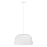 White pendant lamp on a white background