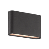Black 3A Lighting Eltanin 16 slim LED wall light with downward beam