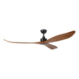 Eglo Currumbin 80 inch DC ceiling fan with sleek 3-blade design on a white background
