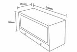 Dimensions of a energy-efficient LED wall sconce for indoor lighting