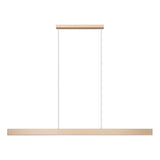 Oak color Modern commercial lighting solution – Eglo Climene 3 pendant