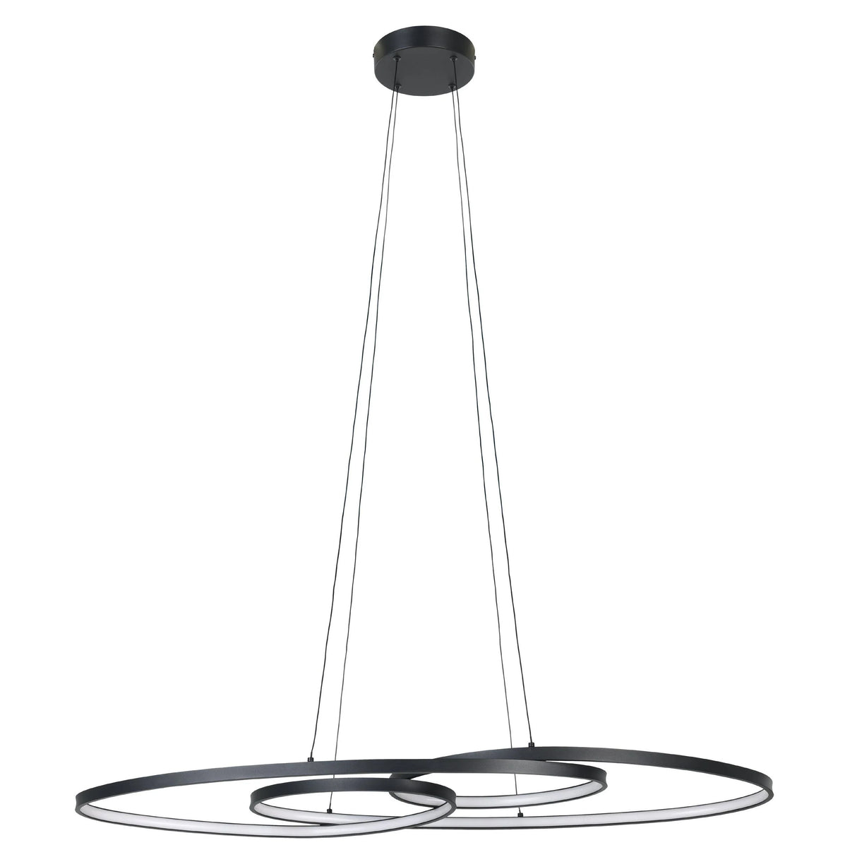Modern black Contemporary pendant ceiling light with elegant finish by Eglo 