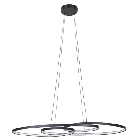 Modern black Contemporary pendant ceiling light with elegant finish by Eglo 