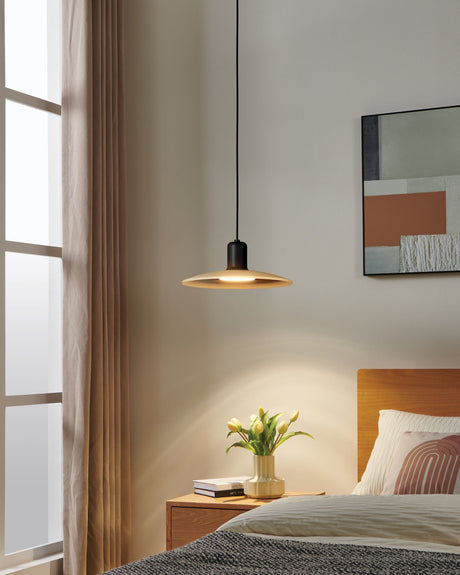 Ceiling-Mounted Eglo MAYAZES Light In A Stylish BedRoom