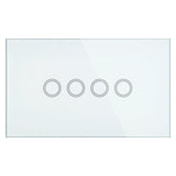 Brilliant White Elite Glass Wall Switch