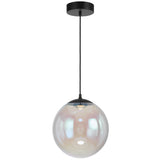 Modern lighting Telbix Aurora 300 mm rainbow opal glass pendant with 12 W LED and dimmer control