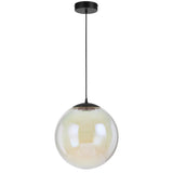 Dimensional diagram of the Aurora 40 cm pendant including suspension length and canopy size