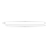 Dimension of HV3576T Aluminium 1500mm Wall Light With UV Stabilised Diffuser