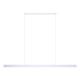 White Ultra-wide LED linear pendant by Eglo for commercial interiors