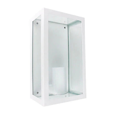 White wall-mounted outdoor  Decorative wall light fixture WL31001 by 3A Lighting