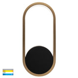 Havit Ovale wall light model HV8080T-BLK on exterior wall