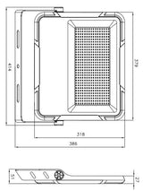 3A 100W/150W/200W Cct&Power Selectable Flood Light