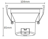 3A 10W Smd Deep Recess Downlight DL1016
