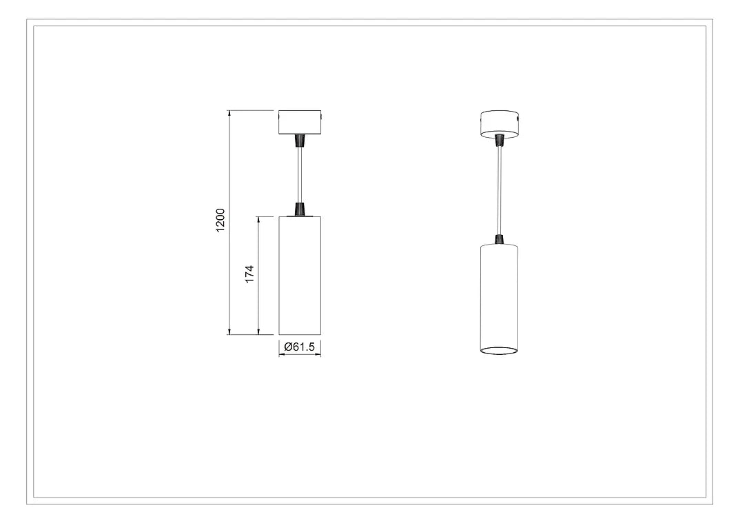 3A 15w Led Pendant Light Gold PD1562