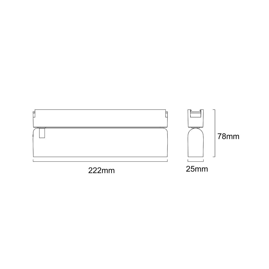 3A 24V Magnetic Thins Track Wall Light 12W THG16WW