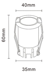 3A 3W MIni Spot Light DL23 3000K