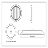 3A AL5011 24W Pir Sensor Downlight Not Dimmable