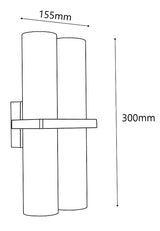 3A Up Down Led Wall Light 21192
