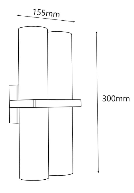 3A Up Down Led Wall Light 21192