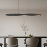 Telbix Arezzo 150 Pendant in black – bold sculptural LED pendant, modern‑industrial, dimmable, 3000K–led