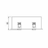 3A Lighting 2X10W SQ Adjustable Downlight