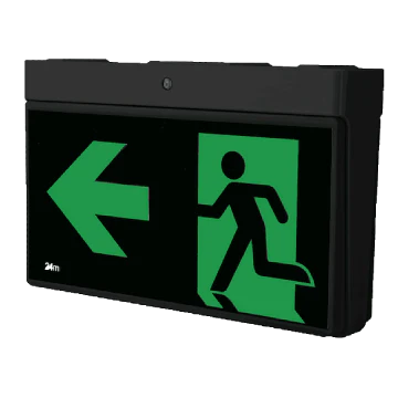 3A Surface Mount Led Exit Light 2001 BLK