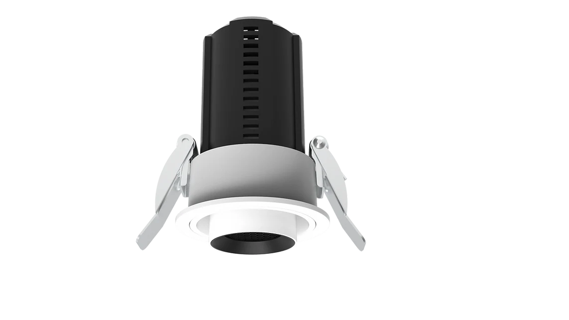Flush-mounted LED downlight for indoor use