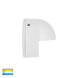 White wall-mounted light fixture 12V and 240V power options for Havit Veko step ligh on a white background with color temperature label.