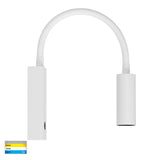 White flexible Havit Lesen Wall Light Showing TRI‑Colour Options light on a white background.