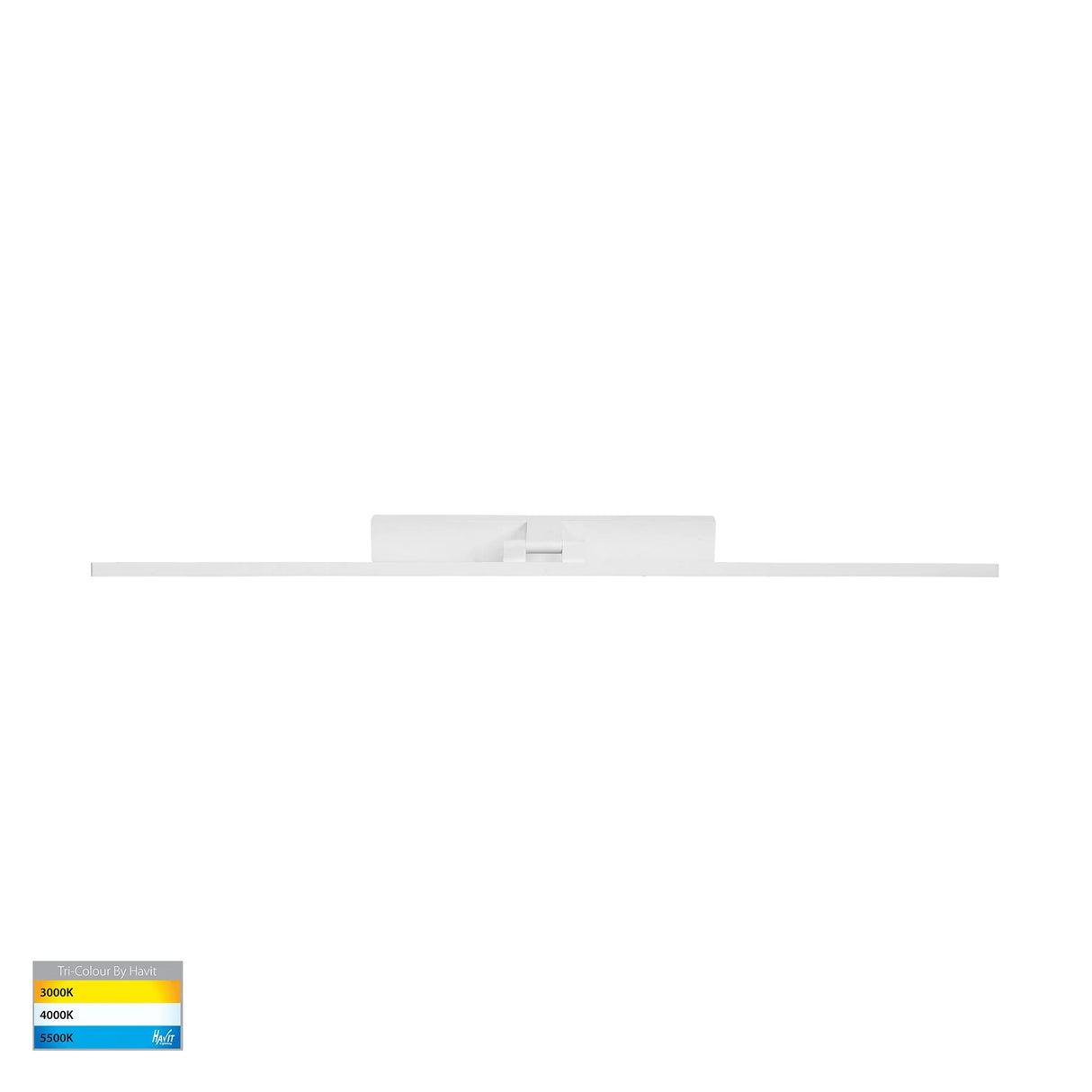 White Vanita Wall Sconce 1000mm With Adjustable Head