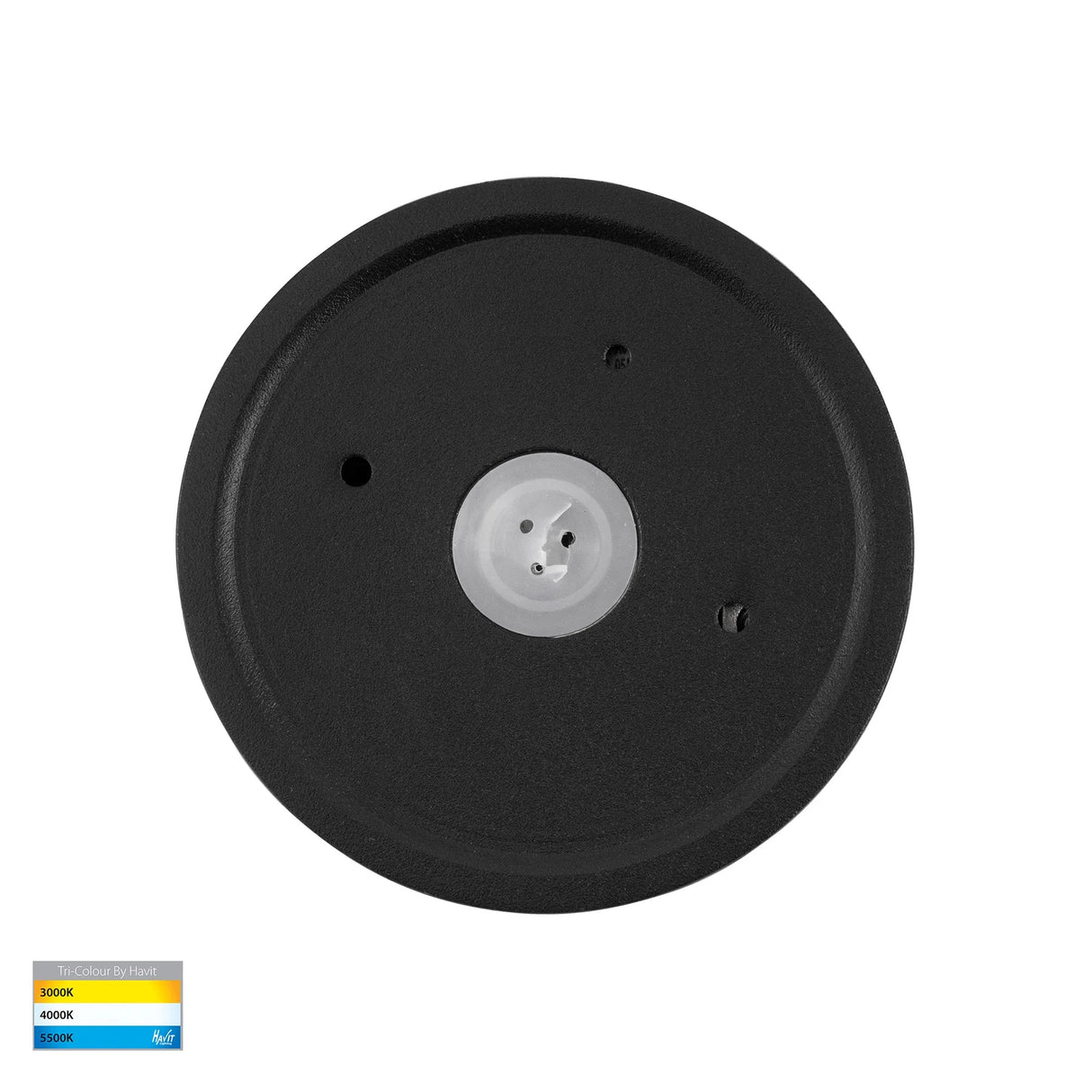 Durable aluminium casing of black step light