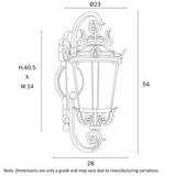 Telbix Pedral 23 Exterior Wall Bracket