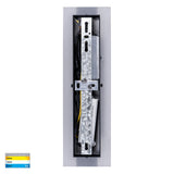 Metallic box with electronic components on a white background
