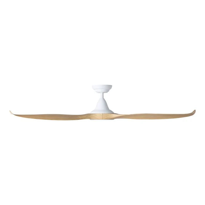 Modern ceiling fan in Blackbutt finish – Eglo Noosa 60