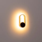 Durable powder-coated black wall light by Havit