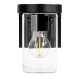 Clear glass light fixture Havit HV3692W Angela LED Wall Light hite background