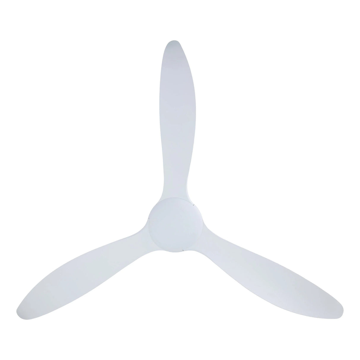 White three-blade propeller on a white background