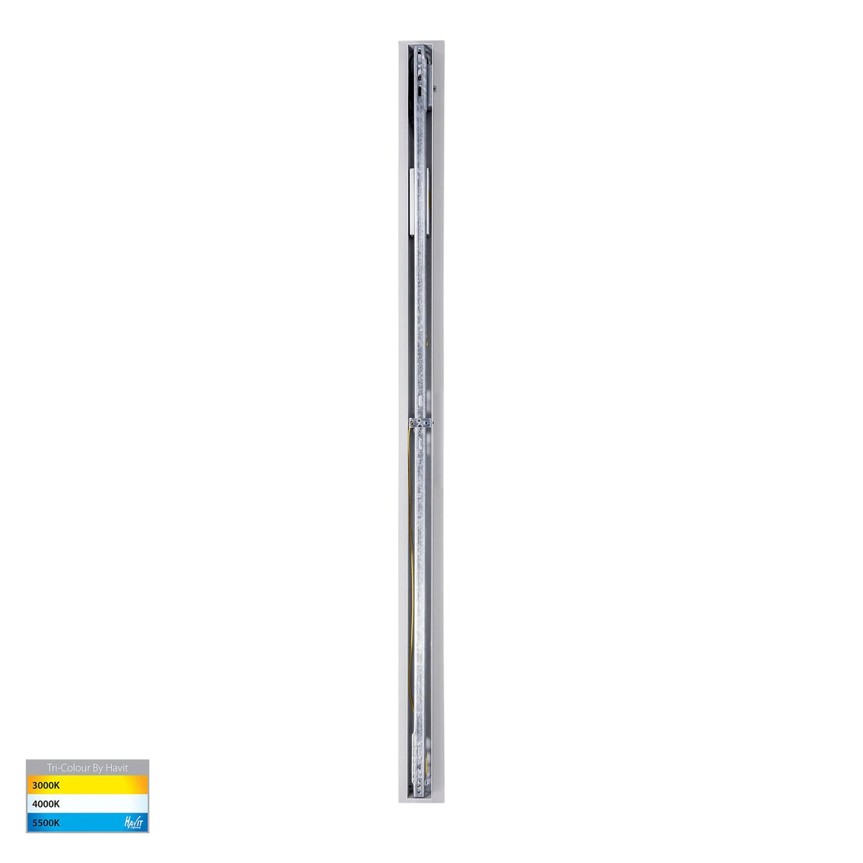 Long Rectangle Outdoor Wall Light Black Or White Barline Shadow