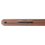 Wooden paddle with control buttons on a white background