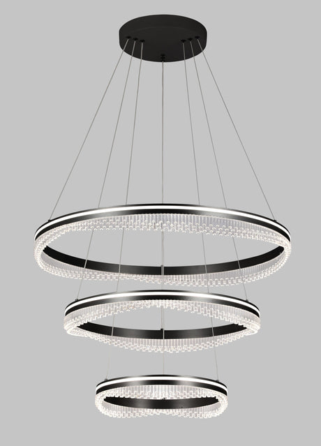 PHL6201-3 3 Ring Glacier Pendant